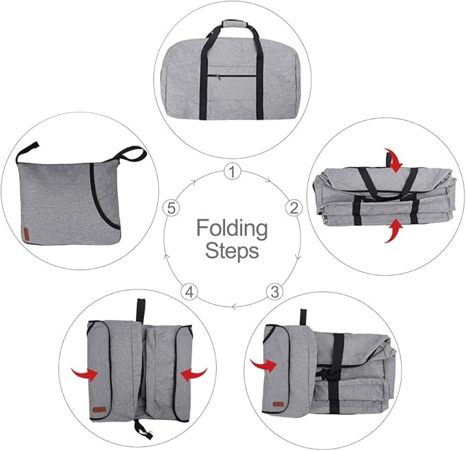 100L Duffle Bag for Travel, Large Foldable Waterproof Travel Duffel Bags Weekender Overnight Bag for Men and Women with Shoe Compartment