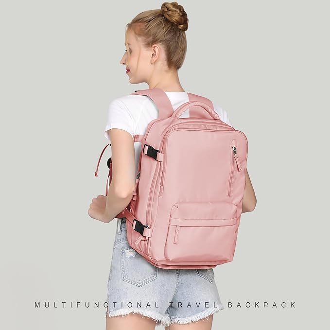 WONHOX Large Travel Backpack Carry on Flight Approved Laptop Work Business Backpack for Women Men Mochila de Viaje