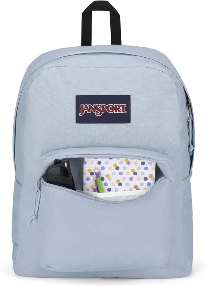 JanSport SuperBreak One Backpacks - Durable, Lightweight Bag with 1 Main Compartment, Front Utility Pocket with Built-in Organizer - Premium Backpack - Blue Dusk