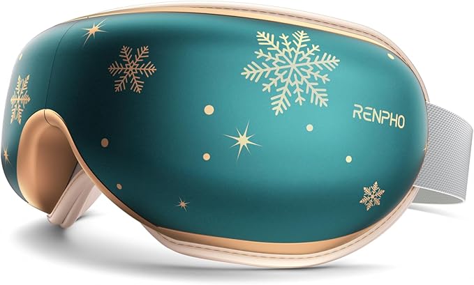 RENPHO Eye Massager with Heat, Mothers Day Birthday Gifts for Mom Women Men Her, Eye Mask for Migraine,Sleep Mask for Dry Eyes Relax, Reduce Strain for Men Dad Eyeris 1