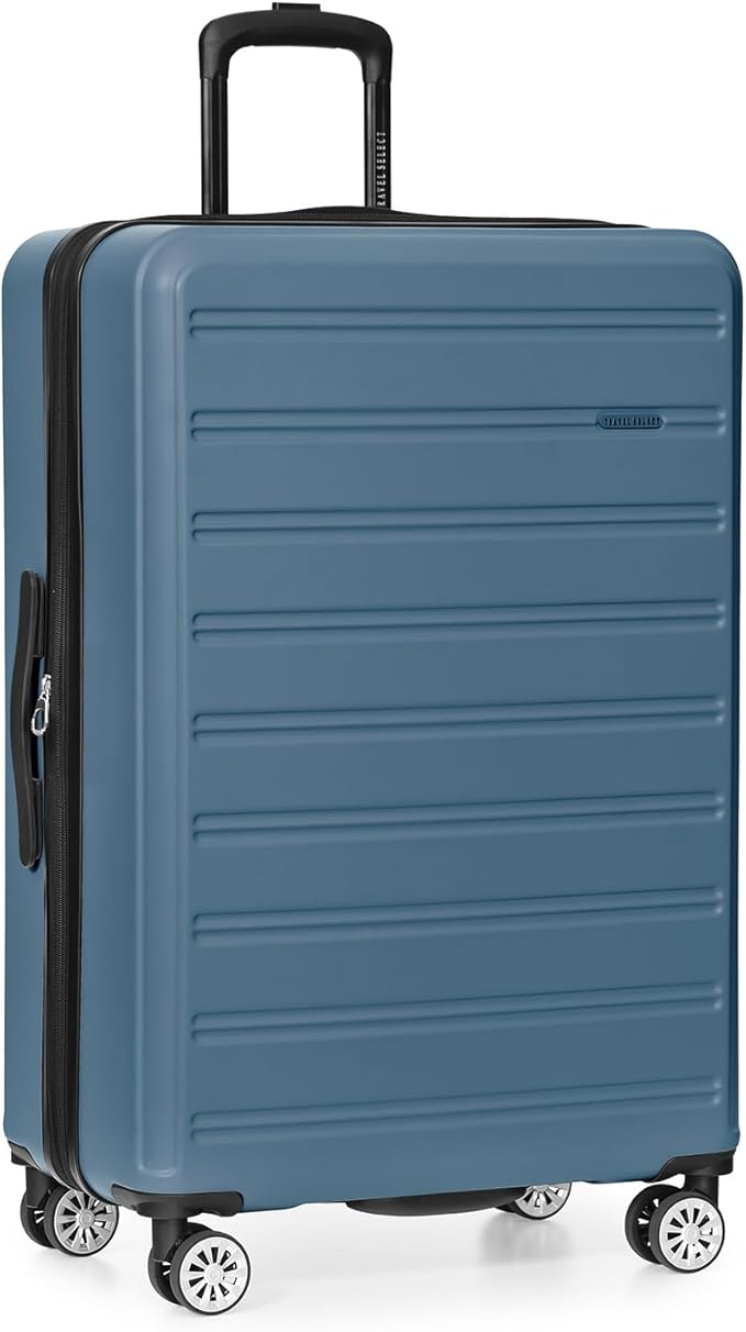 Travel Select Snowcreek Hardside Expandable Spinner Luggage, Navy, 30-Inch Checked Only