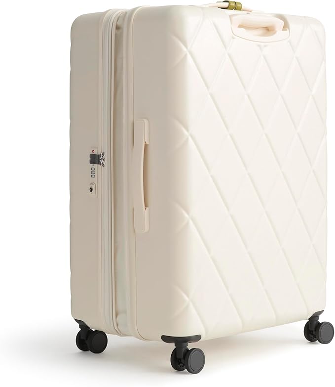 Hardside 3 Piece Luggage Set, Cottage Cream, One Size
