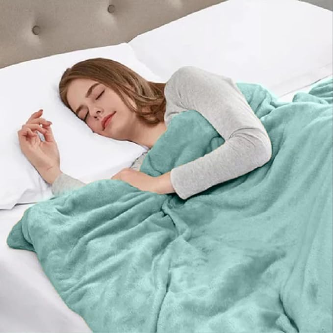 Soft Queen Size Blanket for All Season Warm Fuzzy Microplush Lightweight Thermal Fleece Summer Autumn Fall Winter Spring Blankets for Queen Full Bed Couch Sofa,90x90 Inches,Sage Green