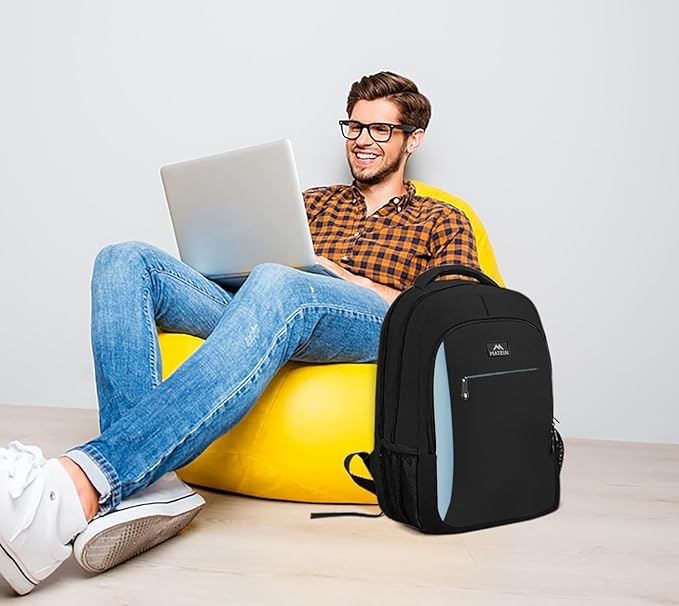 MATEIN Travel Laptop Backpack for Men, Business Anti Theft Slim Sturdy Laptops Backpack, Water Resistant College Computer Bag Gift for Women Fits 15.6 Inch Notebook