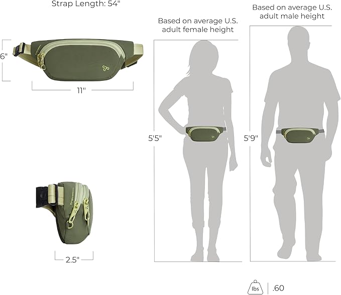 Travelon Anti-Theft The Voyages Waist Pack
