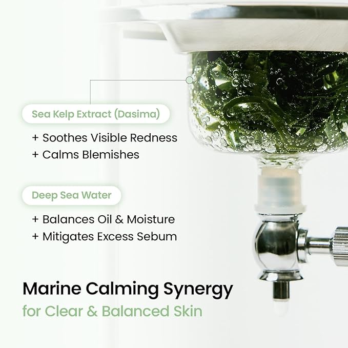 BIODANCE Refreshing Sea kelp Real Deep Mask, Overnight Hydrogel Face Mask, Calming, Oil & Sebum Control, Blemish Care, After Sun Care, Sunburn Relief, Korean Skin Care | 1.19oz(34g) x 4ea