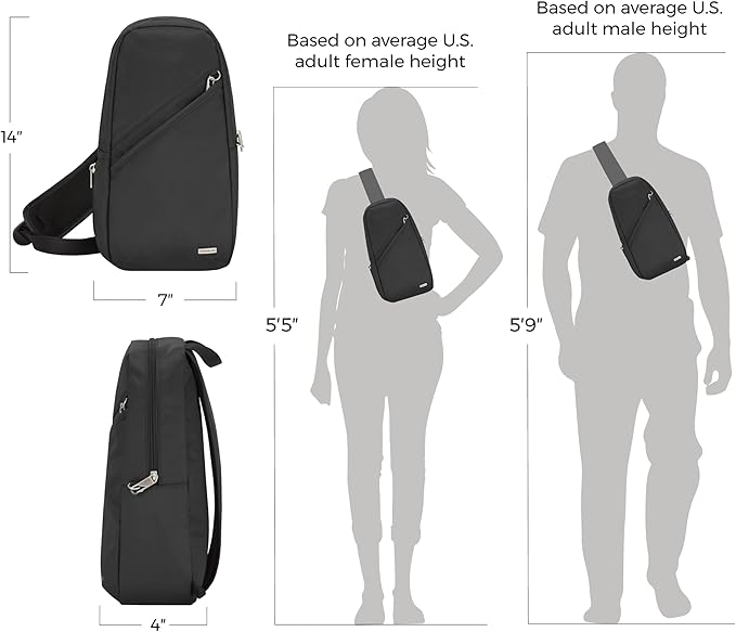 Travelon Anti-Theft Classic Sling Bag