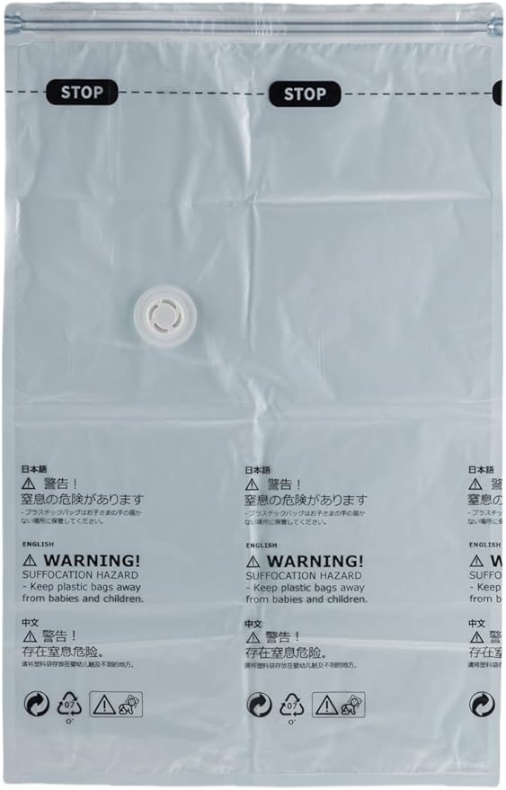 Vacuum Storage Bags for Clothing - NeatNest 6 Pack Flat Space Saver Bags, 3 Small+3 Medium, for Clothes, Towels, Sweaters, Dual Compression (Vacuum or Hand Press), Airtight and Reusable