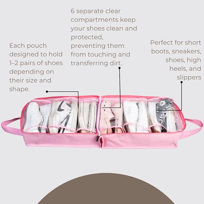 Shoe Bag for Travel, Portable Shoe Organizer, Storage Bag, Shoe Tote Bag for Women and Men
