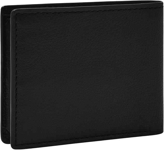 Fossil Men's Everett Leather Bifold with Flip ID Wallet