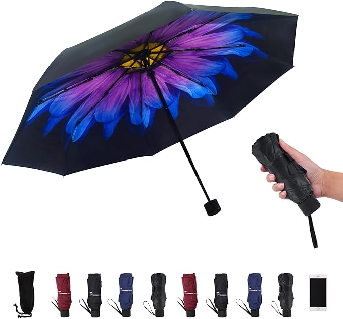 SY COMPACT Travel Umbrella - Lightweight Portable Mini Compact umbrellas-Factory outlet shop