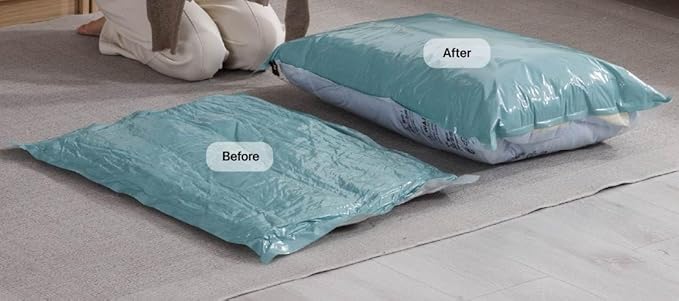 Vacuum Storage Bags for Clothing - NeatNest Mixed Set, Includes Roll-Up, Flat, Cube Bags in Multiple Sizes for Travel and Home, Vacuum or Hand Press, All-in-One Space Saver Kit for Clothes and Bedding