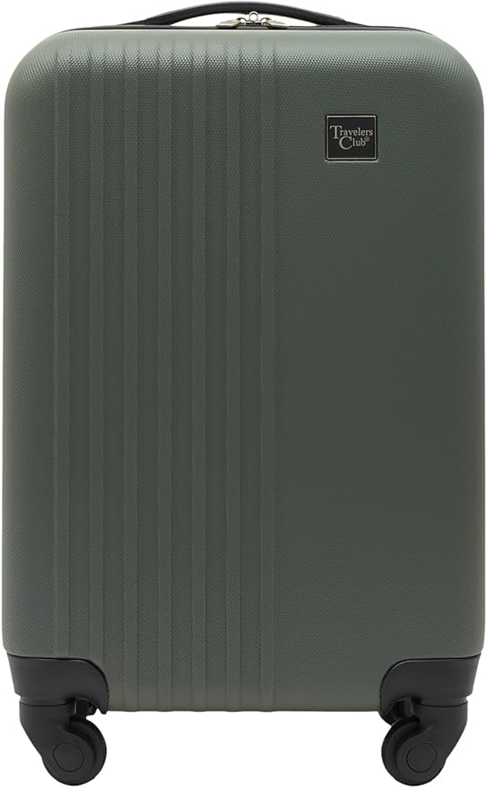 Travelers Club Cosmo Luggage, Fern Green-20, 20-Inch