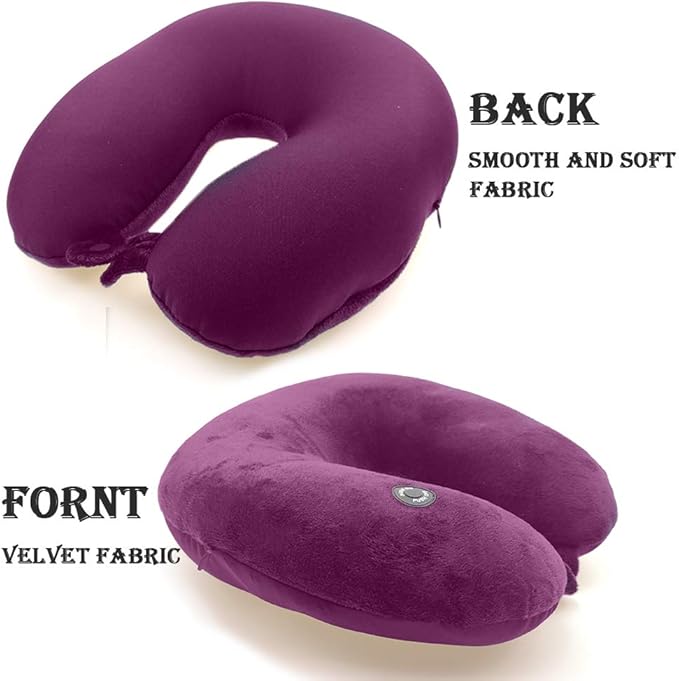 Hooshing Vibrating Neck Pillow Massage Therapy for Traveling Home Rest Neck Pillows for Pain Relief, Best Gift for Parents