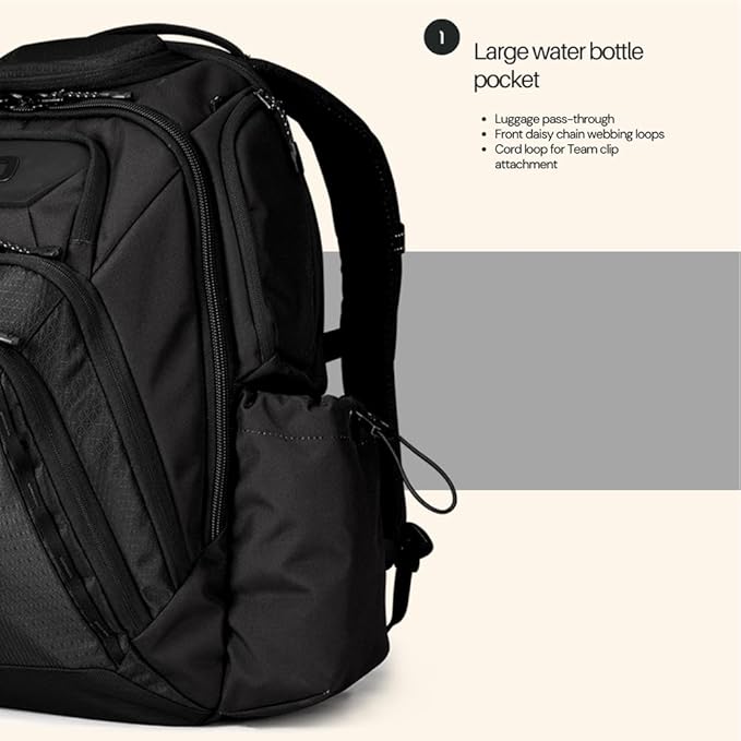 OGIO Renegade Backpack (Renegade Pro, Black)