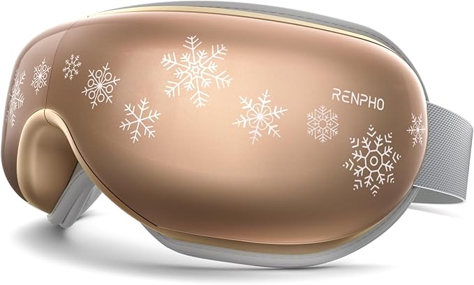 RENPHO Eye Massager with Heat, Mothers Day Birthday Gifts for Mom Women Men Her, Eye Mask for Migraine,Sleep Mask for Dry Eyes Relax, Reduce Strain for Men Dad Eyeris 1