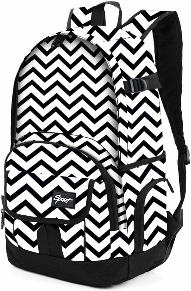 rickyh style School Backpack Travel Bag for Men & Women Lightweight College Back Pack with Laptop Compartmen