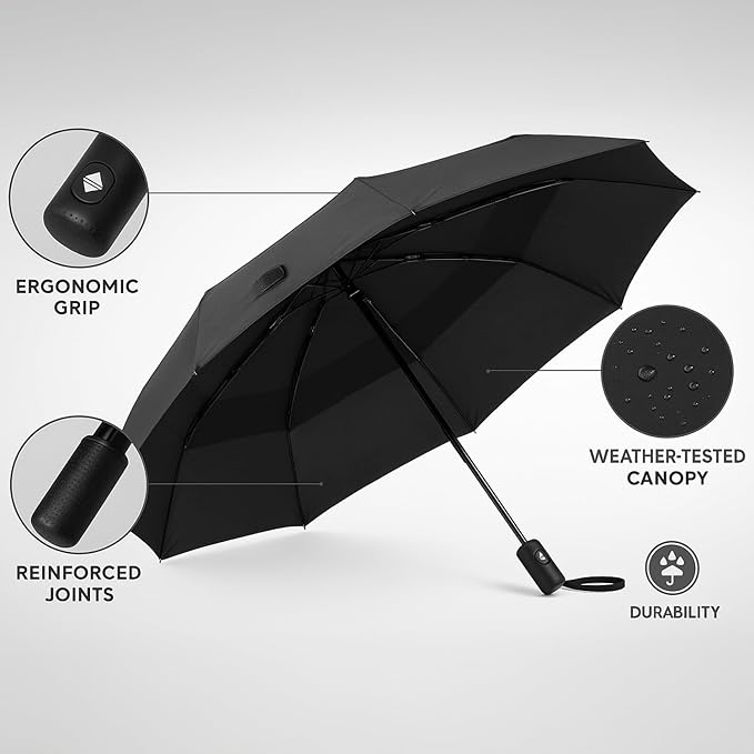 Mr. Pen- Windproof Travel Umbrella, Automatic Umbrellas for Rain, Compact