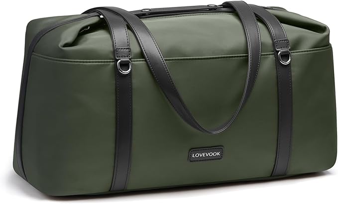 LOVEVOOK Gym Bag for Women, Small Sport Duffle with Shoe Compartment, Weekender Travel Tote for Work Yoga Workout