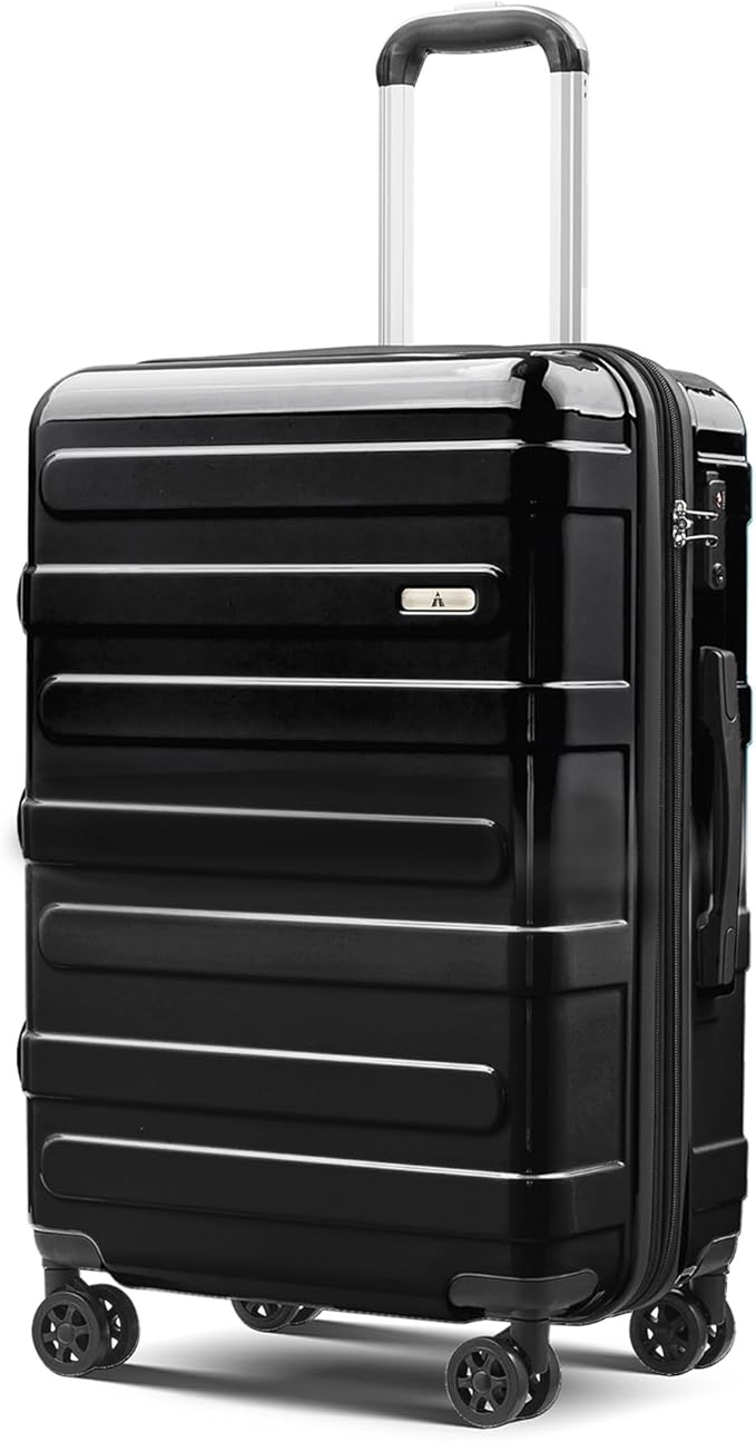Tolino Carry on Luggage Checke Airline Approved,24 Inch Hardside Suitcase with Wheels TSA Lock, PC+ABS Lightweight Carry on Suitcases for Women and Men