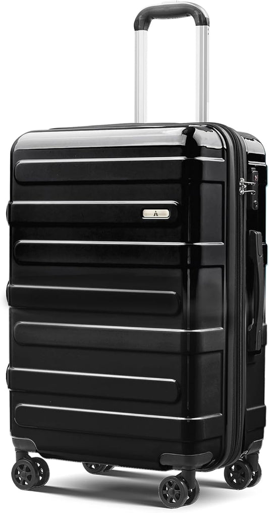 Tolino Carry on Luggage Checke Airline Approved,24 Inch Hardside Suitcase with Wheels TSA Lock, PC+ABS Lightweight Carry on Suitcases for Women and Men