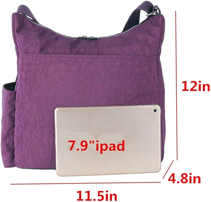 MHCNLL Crossbody Bag with Anti Theft RFID Pocket - Women Lightweight Water-Resistant Purse