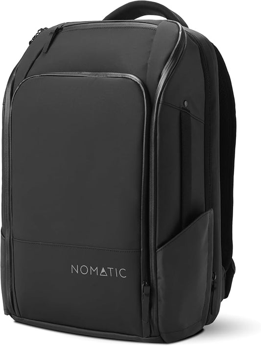 NOMATIC 20L Travel Pack - Mens Travel Backpack - Expandable to 30L - Water Resistant Daypack - TSA-Ready - Lightweight Business Traveling Backpack for Men - 16" Laptop Compartment