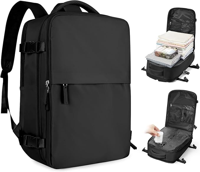coofay Vacuum Backpack Travel with Pump Airbag Travel Backpack with Vacuum System Mochila de Viaje Compresion al Vacio Easyvacpack Vacpack Backpacks for Traveling Carry on Luggage