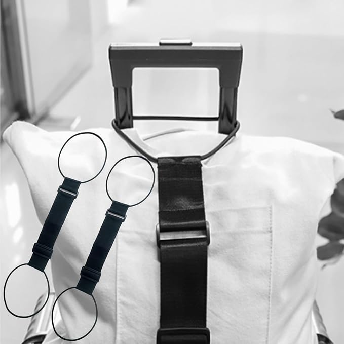 4 Pack Luggage Straps Suitcase Adjustable Elastic Belt for Attaching Extra Bags Purse to Suitcase Handle Lightweight and Durable Travel Bag Accessories