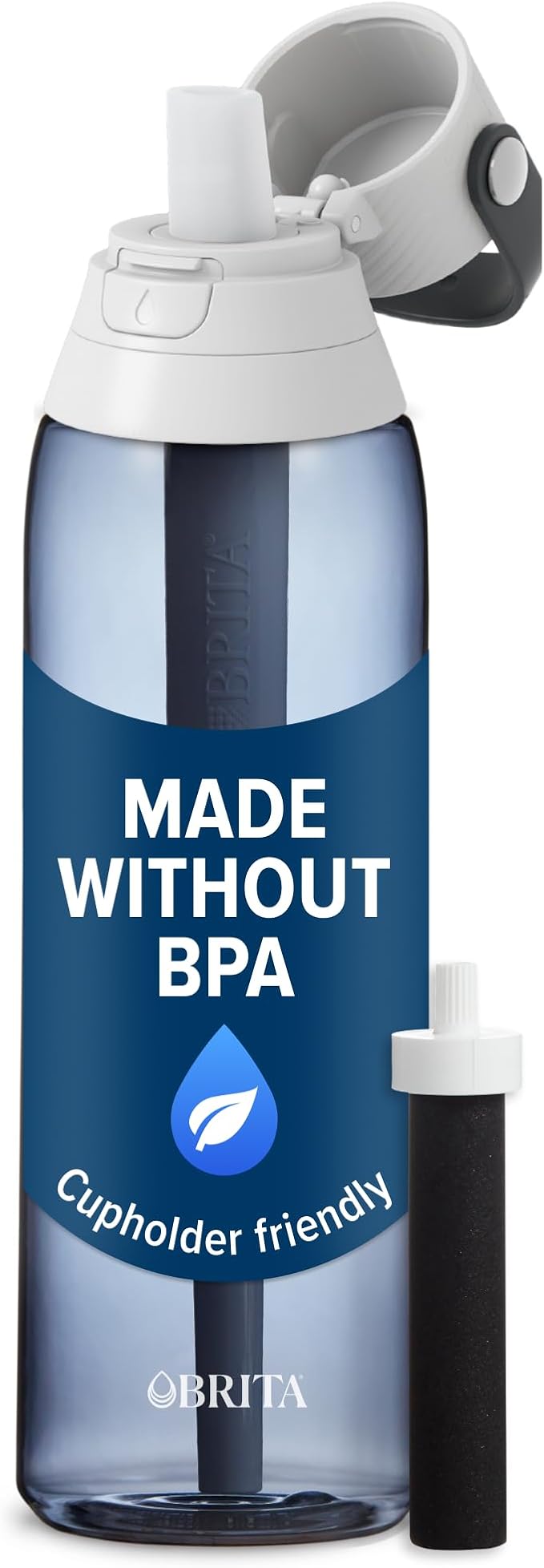 Brita 36386 Premium Water Filter Bottles, 26oz, Night Sky