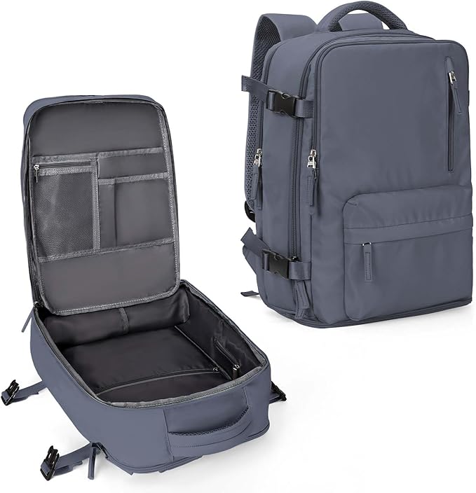 WONHOX Large Travel Backpack Carry on Flight Approved Laptop Work Business Backpack for Women Men Mochila de Viaje