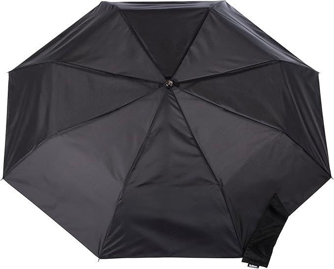 totes Titan Portable Travel Umbrella – Windproof, Waterproof, Strong, Compact Umbrella – Perfect for the Car, Backpack, and On-the-Go
