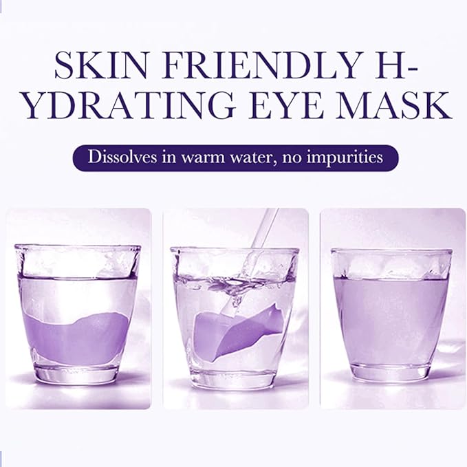 Eakroo Grape Eye Masks - 60 PCS Under Eye Patches for Puffy Eyes and Dark Circles Treatments - Hydrating Eye Mask Skincare, Eye Gel Pads for Eye, Reduce Wrinkles and Fine Lines, Improve Eye Skin