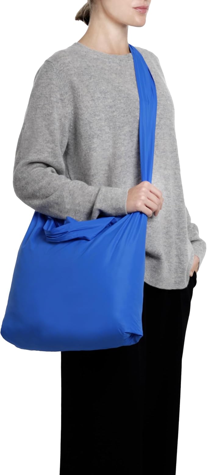 SYZY World's Most Compact Travel Tote Bag Portable Shopping Beach Market Bag - Reusable Collapsible Stuffable