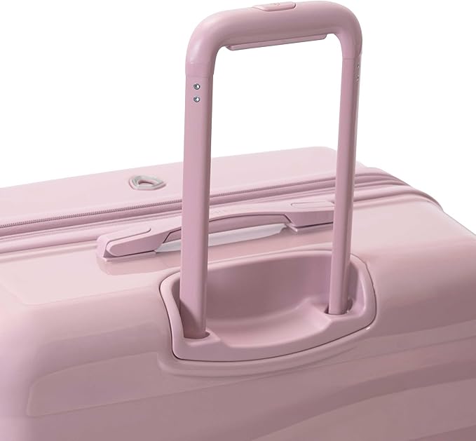 Traveler's Choice Edinburgh II Hardside Spinner Luggage, TSA Lock, Pink, 21" Carry-on