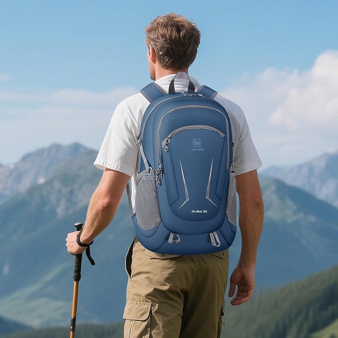 MIYCOO Backpack - Ultra Lightweight Packable Backpack for Travel Camping, Hiking Back Pack Waterproof Foldable Daypack for Men Women Blue