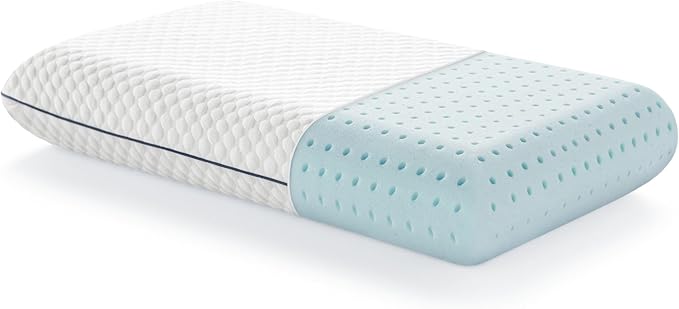 Weekender Gel Memory Foam Pillow - Standard Size - 1-Pack - Medium Firm Feel - Neck and Shoulder Support - Side & Back Sleepers - Home, Hotel, & Hospital Essentials - CertiPur Certified