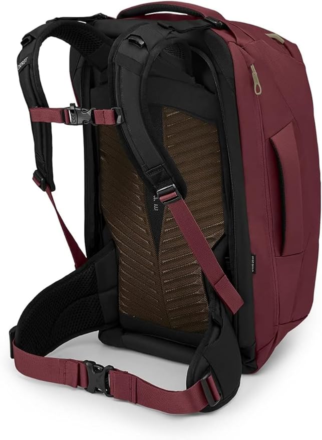 Osprey Fairview 40L Women's Travel Backpack, Zircon Red