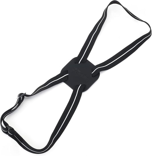 Luggage Straps Bag Bungees for Add a Bag Easy to Travel Suitcase Elastic Strap Belt (Black-R, M)