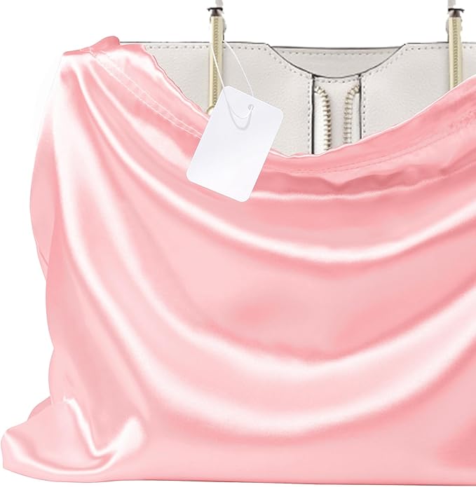 P Pothuiny 2 Pcs Satin Dust Bags for Handbags