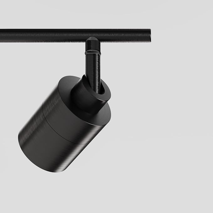Shura Bronze 5-Light Track Light with Rotatable Heads, Integrated LED Bulbs, 4 ft. Track Lighting Kit, 3000k, 2450 Lumens