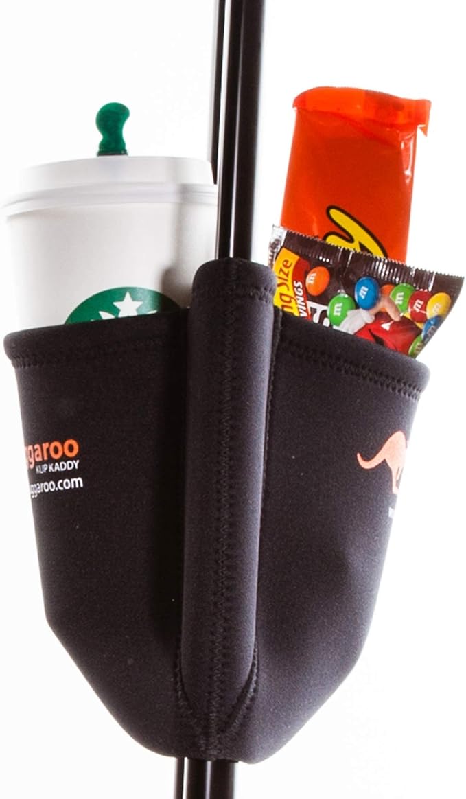 Kup Kaddy - The Original Premium Carry On Luggage Cup Holder - Travel Accessory for Air Travelers - Securely Transport Coffee to Go Cups, Plastic or Glass Bottles, Cans, Snacks, Smartphones