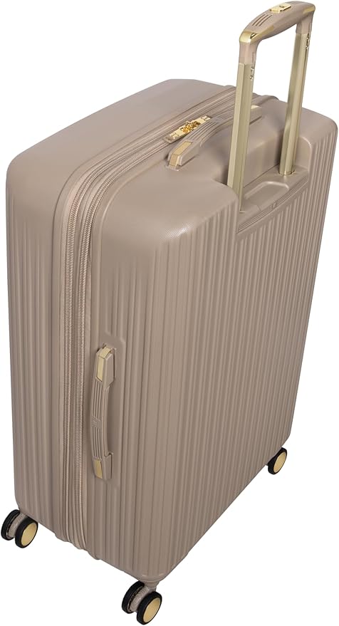 It Luggage Luxuriant 27" Hardside Checked 8 Wheel Expandable Spinner, Vintage Grey