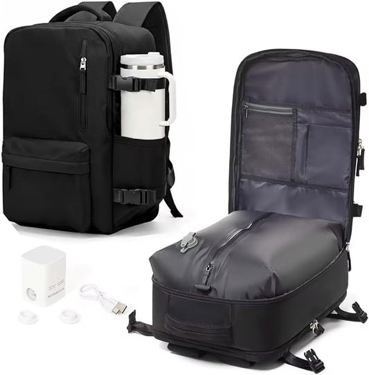 WONHOX Large Travel Backpack Carry on Flight Approved Laptop Work Business Backpack for Women Men Mochila de Viaje