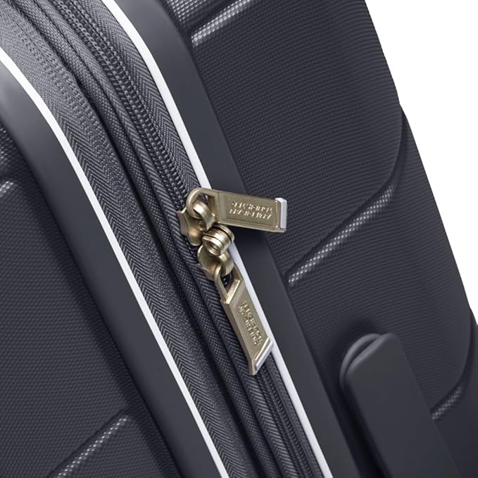 American Tourister Stratum 2.0 Expandable Hardside Luggage with Spinner Wheels, 24-Inch Checked-Medium, Charcoal