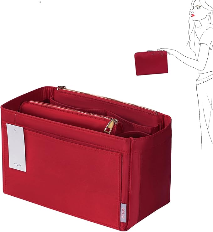 ZTUJO Purse Organizer, Felt Bag Organizer Purse Organizer Insert For Speedy, Neverfull, Graceful, Neverfull,Tote, Handbag,Shaper
