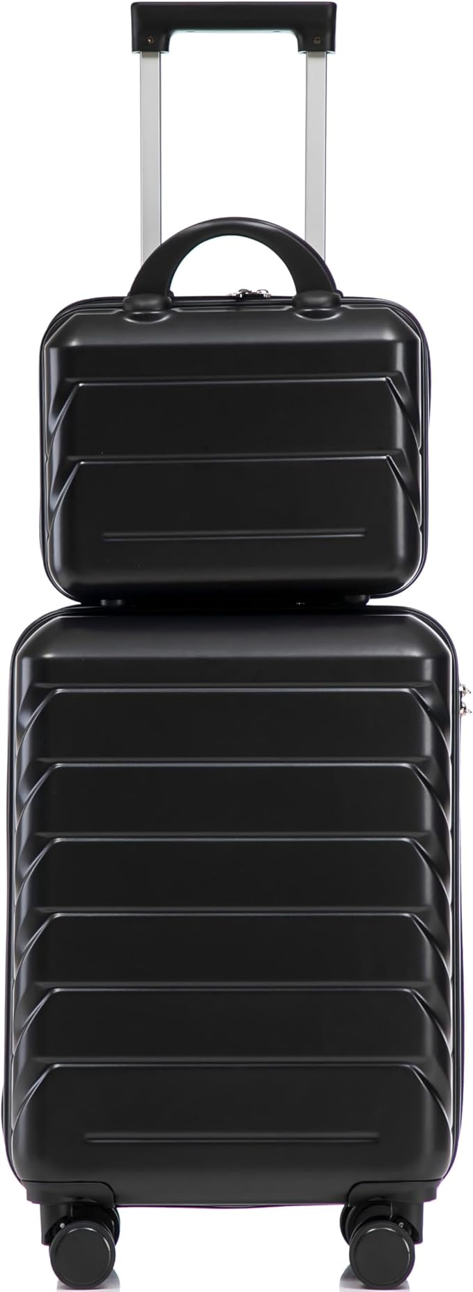 Hardside Luggage, Lightweight Durable ABS Suitcase with Spinner Wheels, 20/14 Inch