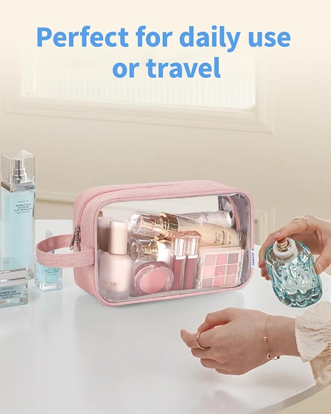 Narwey Travel Toiletry Bag for Women Traveling Dopp Kit Men Travel Bag for Toiletries Cosmetic Bag Makeup Bag Medicine Bag for Traveling