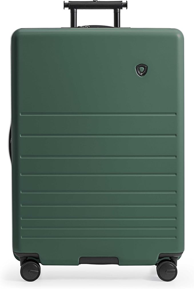 Traveler's Choice Markham Hardside Expandable Luggage with Hinomoto Spinner Wheels, 30-Inch Large, Green