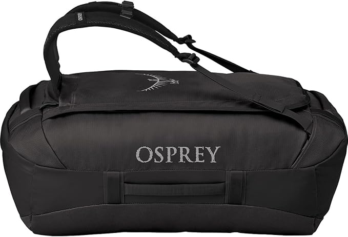 Osprey Transporter 40L Travel Duffel Bag, Black